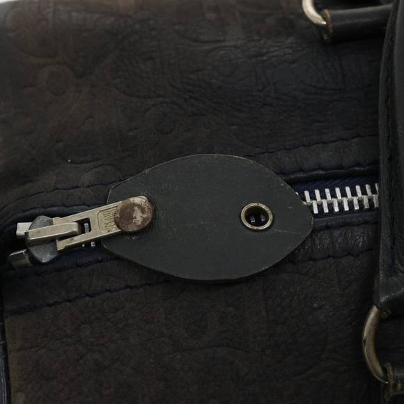 Christian Dior Trotter Canvas Hand Bag Navy Auth rd2920 - Picture 9 of 16